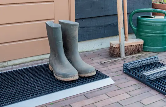 Voorbeeld van een borstelmat