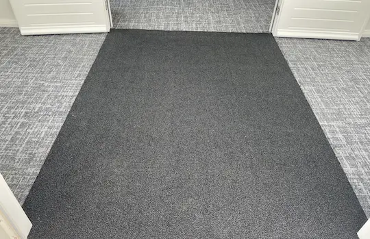 Voorbeeld van een schoonloop mat